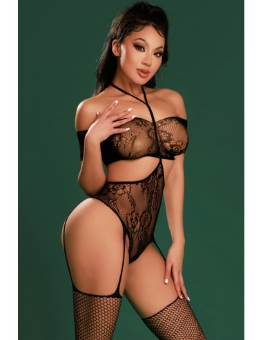 Combinaison sexy noire - J Lingerie